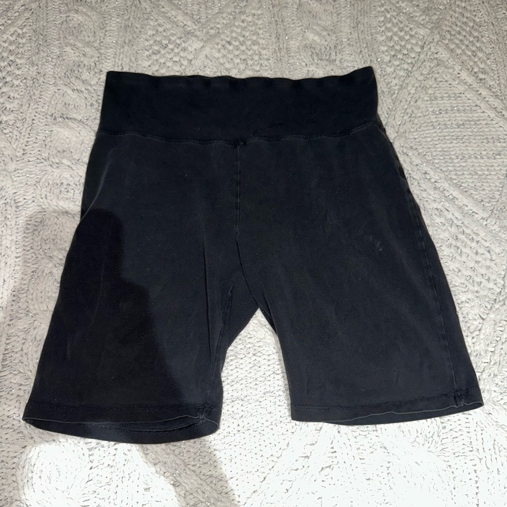 BP Nordstrom Black Garment Biker Spandex Shorts (LARGE)